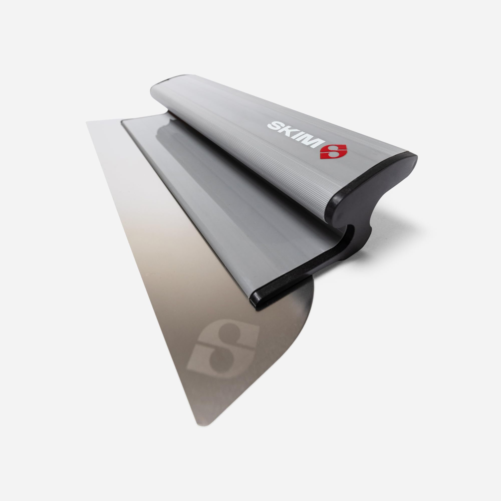 SKIM – Lame à enduire inox | Finition parfaite & glisse fluide | Outil pro pour enduits, lissage, rebouchage | Manche ergonomique (35 CM)