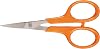 Fiskars Curved blade manicureembroidery scissors, Total length: 10 cm, For right and left hand users, Stainless steel bladesplastic handles, Classic, 1005144