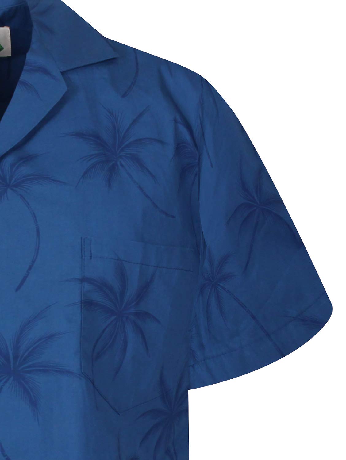 KY‘s | Original Hawaiihemd | Herren | S - 6XL | Kurzarm | Front-Tasche | Hawaii-Print | Palmen Blätter | mehrere Farben