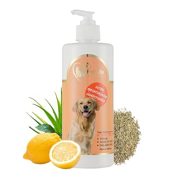 Pet Life Pure Organic Ultra Moisturising Pet Conditioner for Dogs, Puppy Kitten,Cats Nourishing Hair, Healthy Coat and Shiny Body Wash Suitable for All Pet Types (500 ML)
