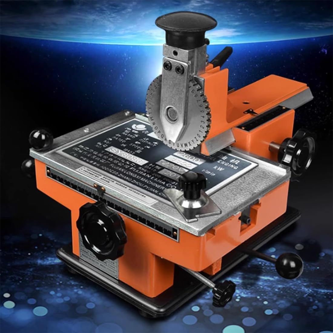 Halbautomatische Prägemaschine für Metallplatten, Stanz- und Markierungsmaschine für Typenschilder, Metallstempeldrucker, Prägegerät für Erkennungsmarken, Ausweiskarten, 3 mm