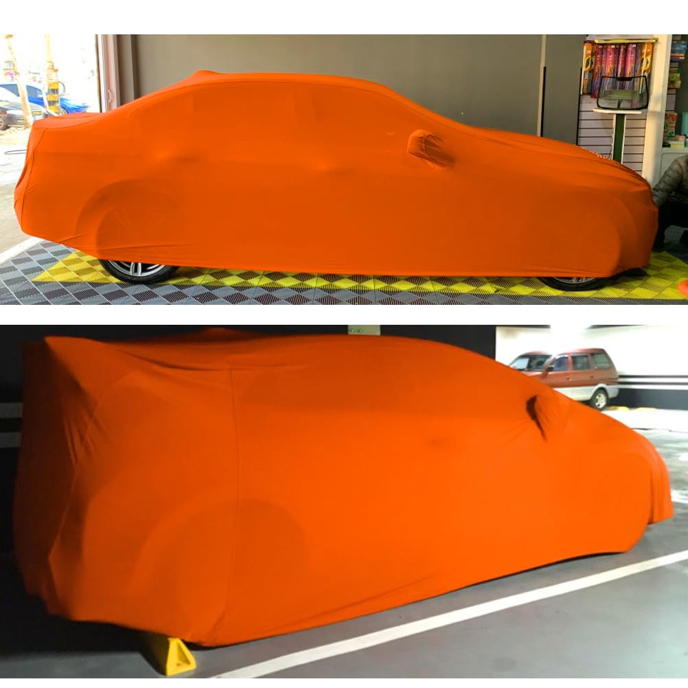 Premium Personalisierte Autoabdeckung Stoff Indoor für Lamborghini Urus Huracan Aventador Gallardo Jalpa Espada - Stretch Auto Abdeckplane Staubschutz - innen Garage Abdeckung