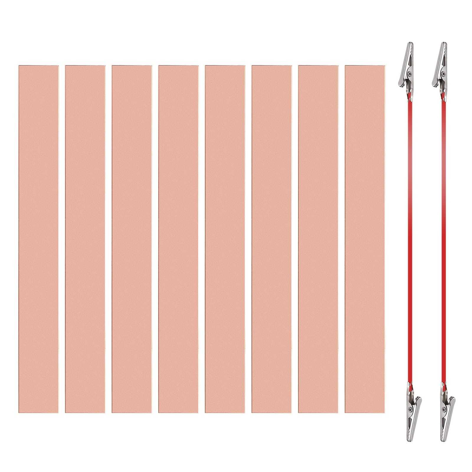 Plaque d'électrode cuivre 20x180mm PATIKIL kit anode électrolyse - 7