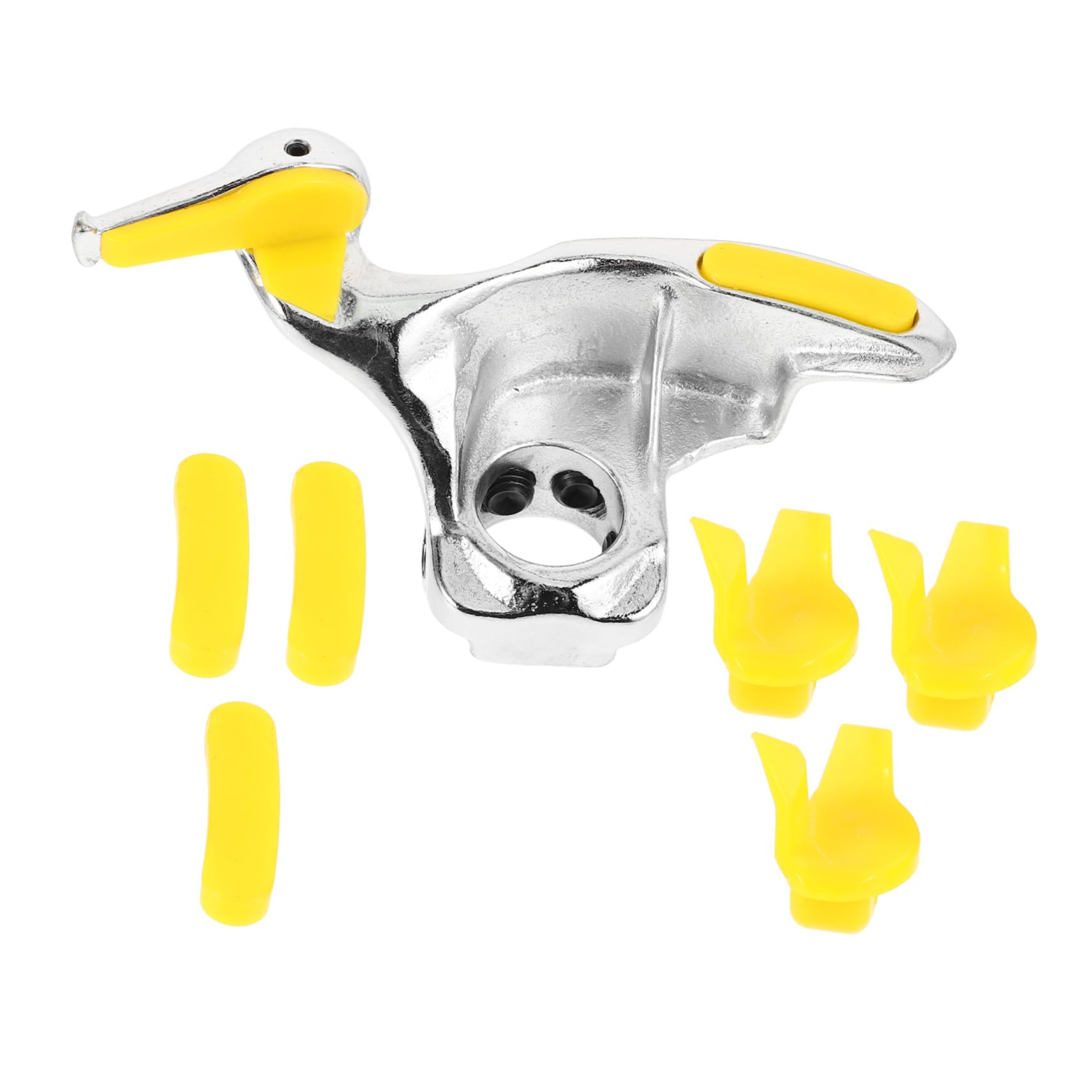 PRETYZOOM Herramienta para Desmontar y Montar Neumáticos de Coche 1 Juego | Cabezal de Pájaro, Acero Fundido y Plástico, Incluye Almohadillas Protectoras para Máquina de Coche y Motocicleta