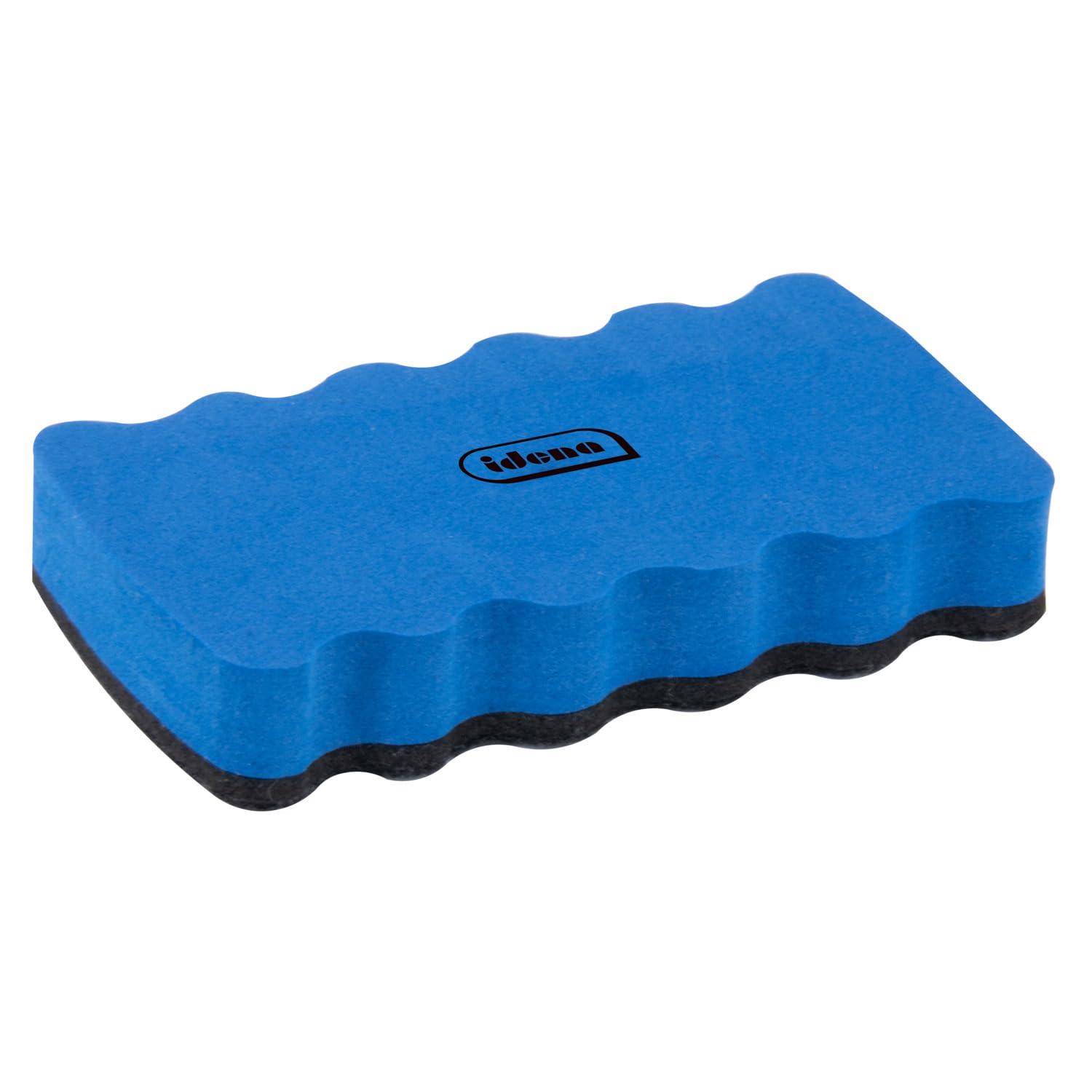 Idena 10414 - Pizarra blanca con marco de aluminio, aprox. 40 x 60 cm, incluye 6 imanes y esponja, apta para montaje en pared, ideal para la oficina y el hogar, sin fabricante