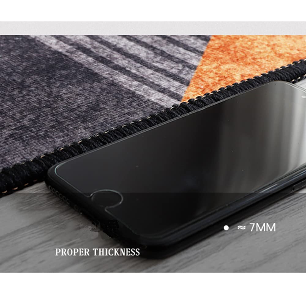 Tapete antideslizante para silla de juegos, para suelo de baldosas de madera dura, 79 pulgadas, tapete multiusos para silla de escritorio, alfombra de pelo bajo, entrada y dormitorio