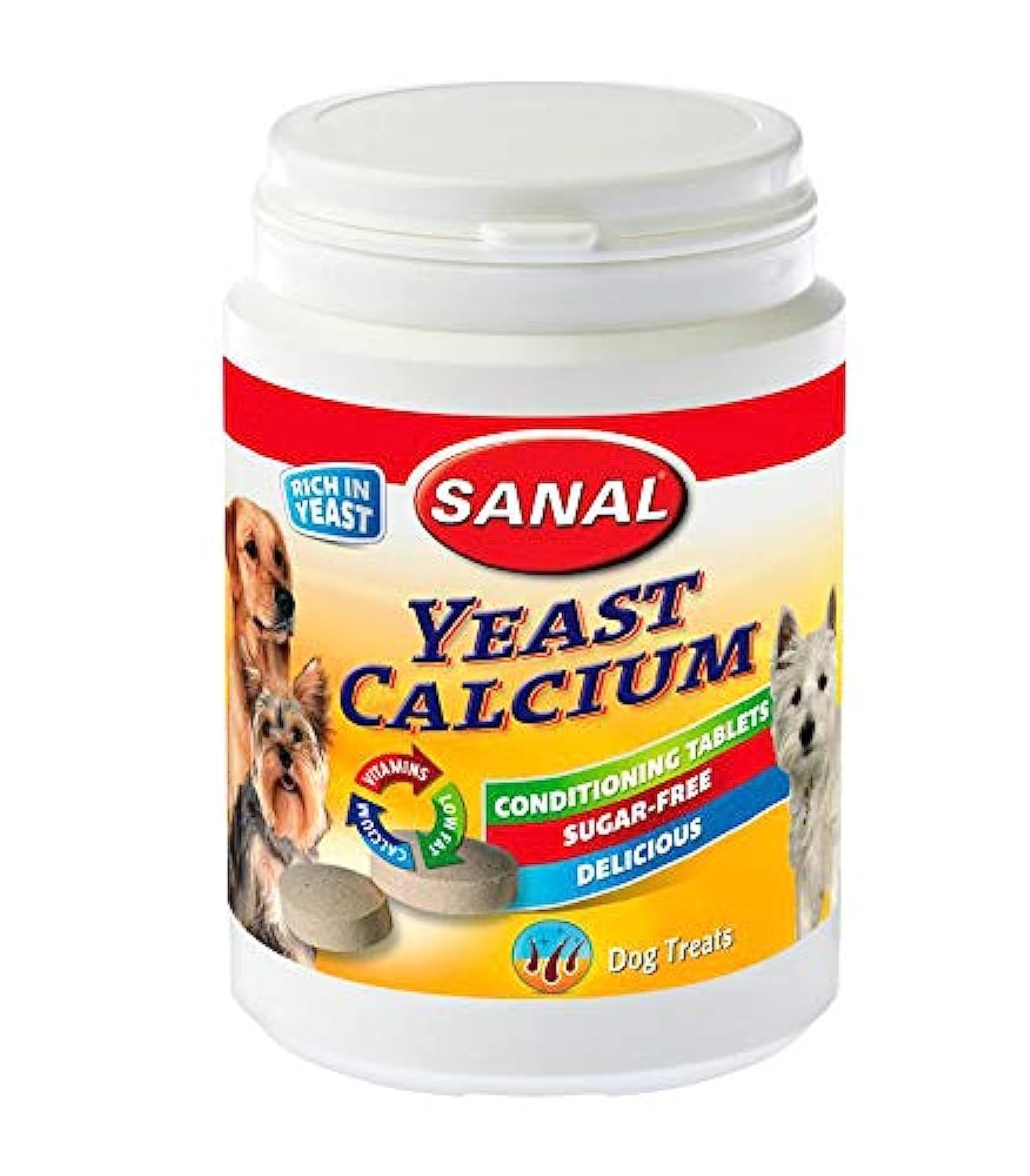 Sanal Yeast Calcium Tablets, 150 Gm