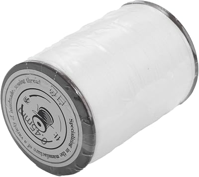 Waxed Thread Leather Thread Hand Sewing Beading String Waxed Beading Cord for Jewelry Making White 160m