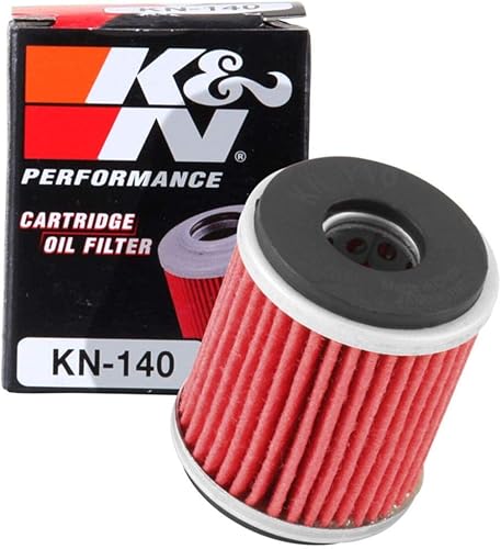 K&N KN-140 - Filtro de aceite de alto rendimiento para Yamaha