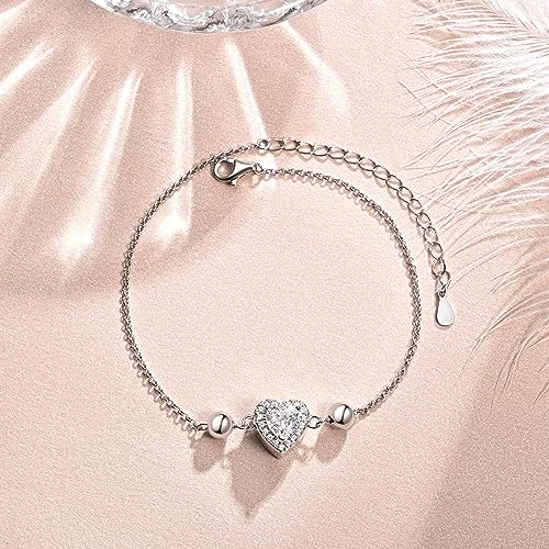 925 Sterling Silver Urn Bracelet for ashes for Women Opal Cremation Urn Jewelry Memorial Keepsake Bracelet3