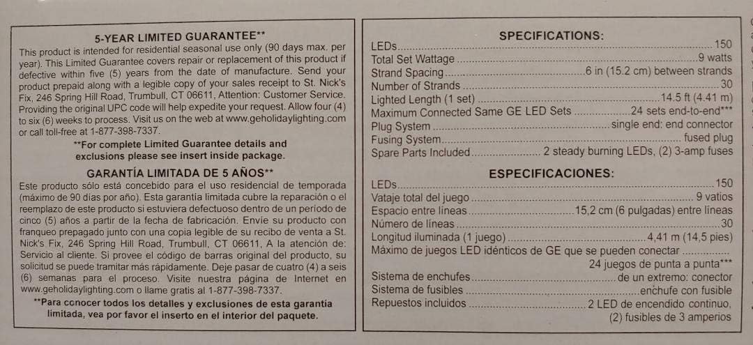 GE 'Energy Smart' 150 LED Constant Mini White Plug-in Outdoor Icicle Christmas Lights