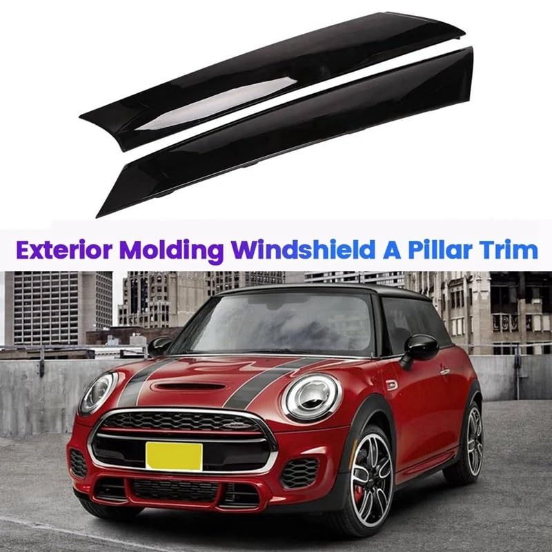 Moldura de Pilar A con Sellado Hermético para Parabrisas Delantero Mini R56 2