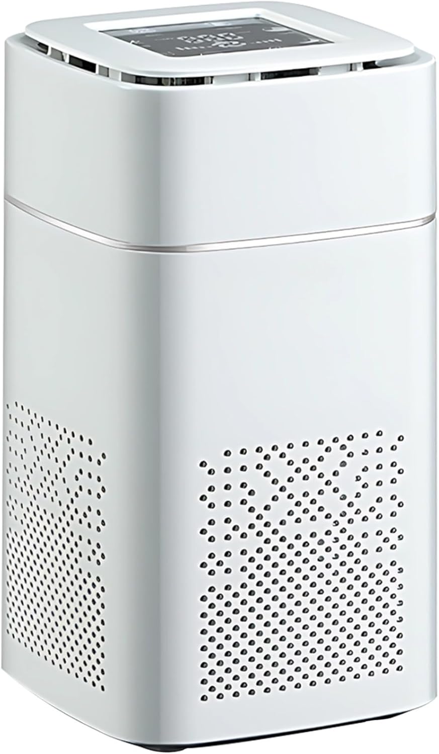 Generic Compact Tabletop Air Purifier With 360° Air Inlet, Numerical Display, And Advanced Odor Filtration