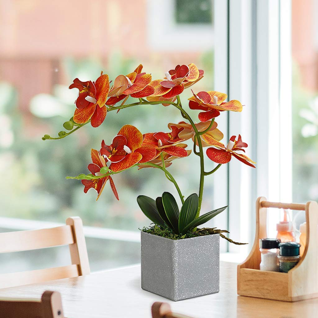 造花 仏花 御供え花 法事 お彼岸 初盆 カトレア 胡蝶蘭アレンジ 仏花、