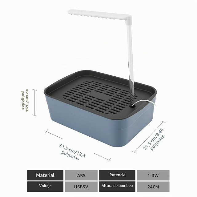 Foto 2 de 7 de Eyoulife Bañera automática para Loros con automático de circulación de Agua