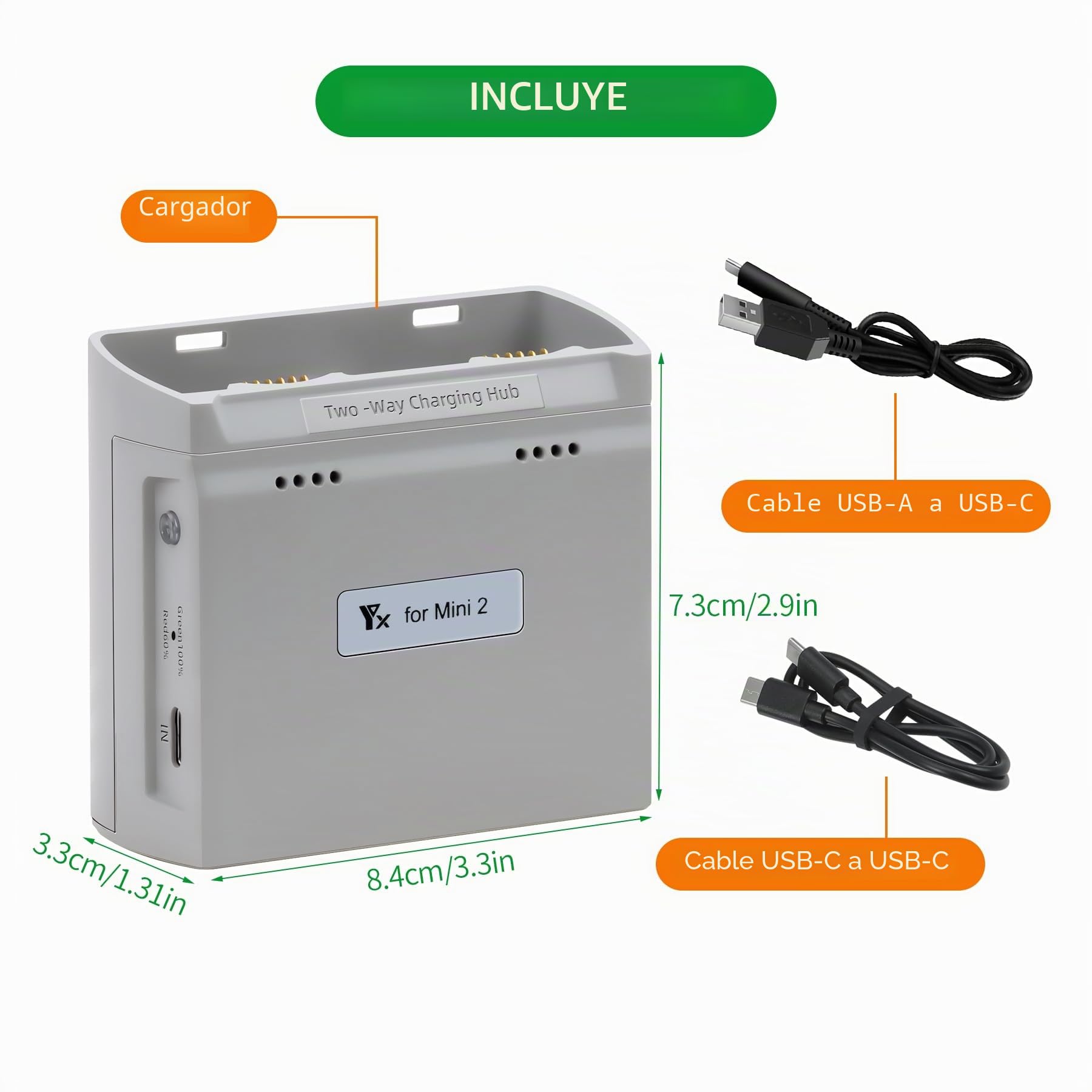 Cargador de batería paralelo multifunción con carga de almacenamiento para DJI Mini 4K/2/2 SE, Mini SE Drone, Hub de carga bidireccional, accesorios para batería dual