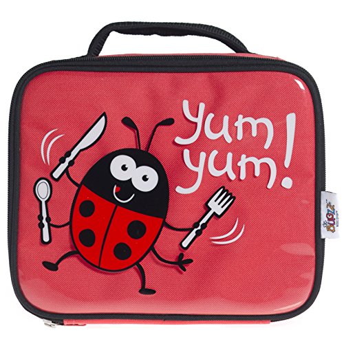 Bugzz Bolsa de almuerzo de mariquita  color rojo