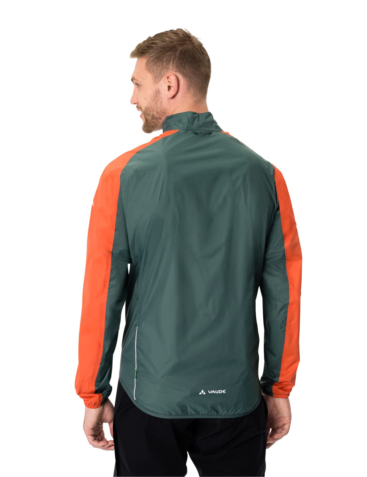 VAUDE Men's Drop Jacket III |Leichte Regenjacke - Ultraleicht & Wasserabweisend | Ceplex active Technologie | Klein verpackbar | Umweltfreundlich, Passform: Slim fit, dusty forest, L