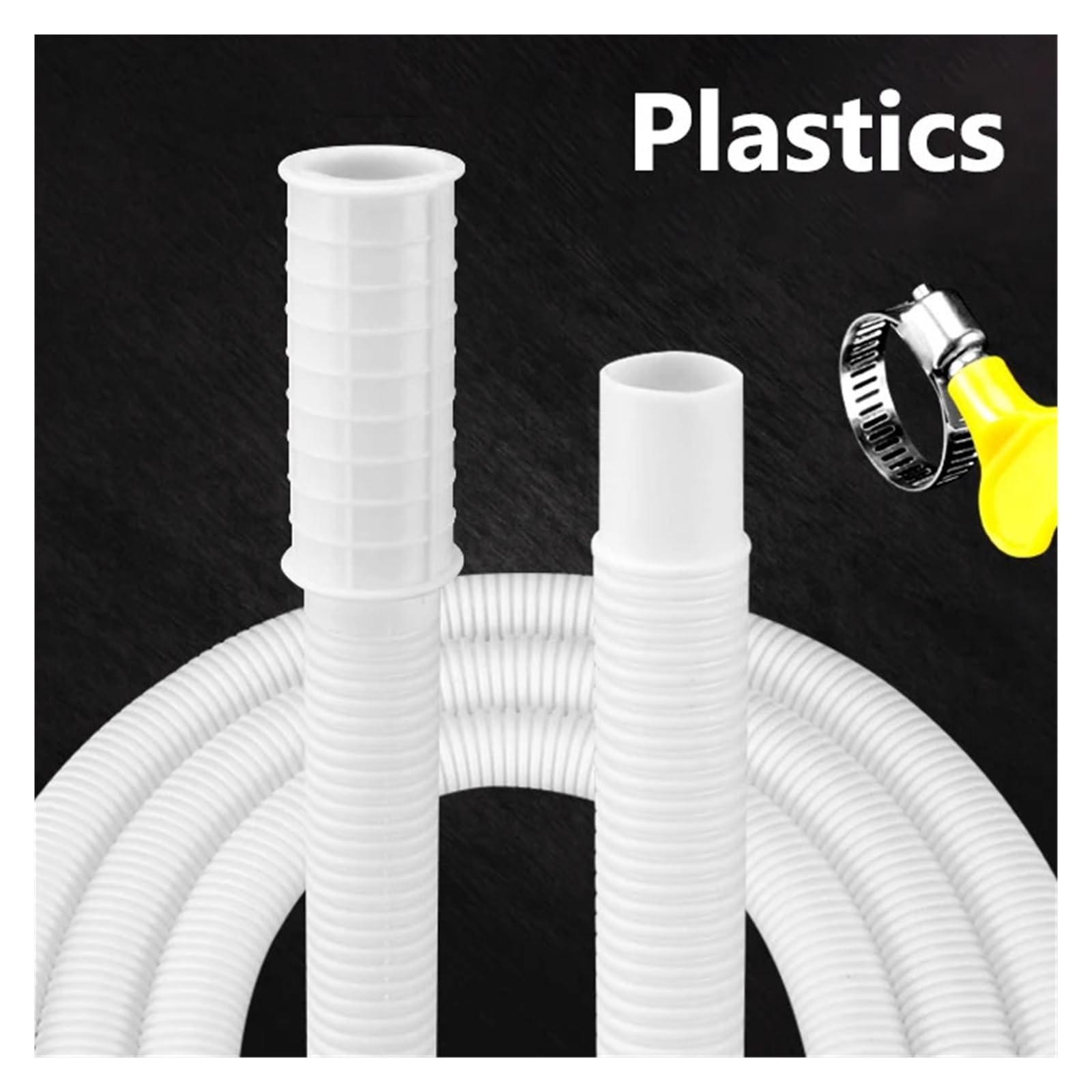 Tubo Condensa Condizionatore Universal Air Conditioning Drainage Hose | Flexible Air Conditioning Drain Hose Accessories Cuttable Corrugated Drainpipe(20M)