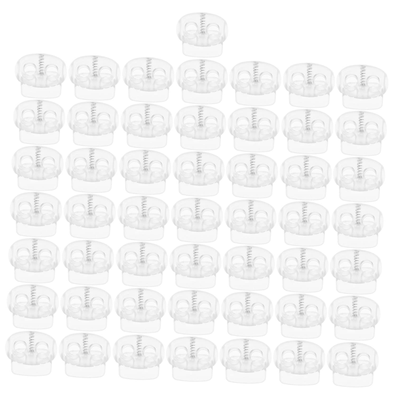 150piezas Acoplamientos De Cuerda De Resorte Para Lanyards Ajustables y Versátiles Para Ropa Mochilas