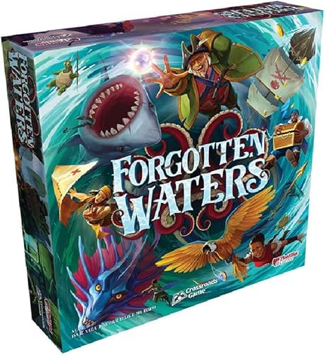 Forgotten Waters Board  Pirate Adventure  Juego de estrategia cooperativa para adultos y adolescentes  A partir de 14 años, 3 a 7 jugadores, tiempo