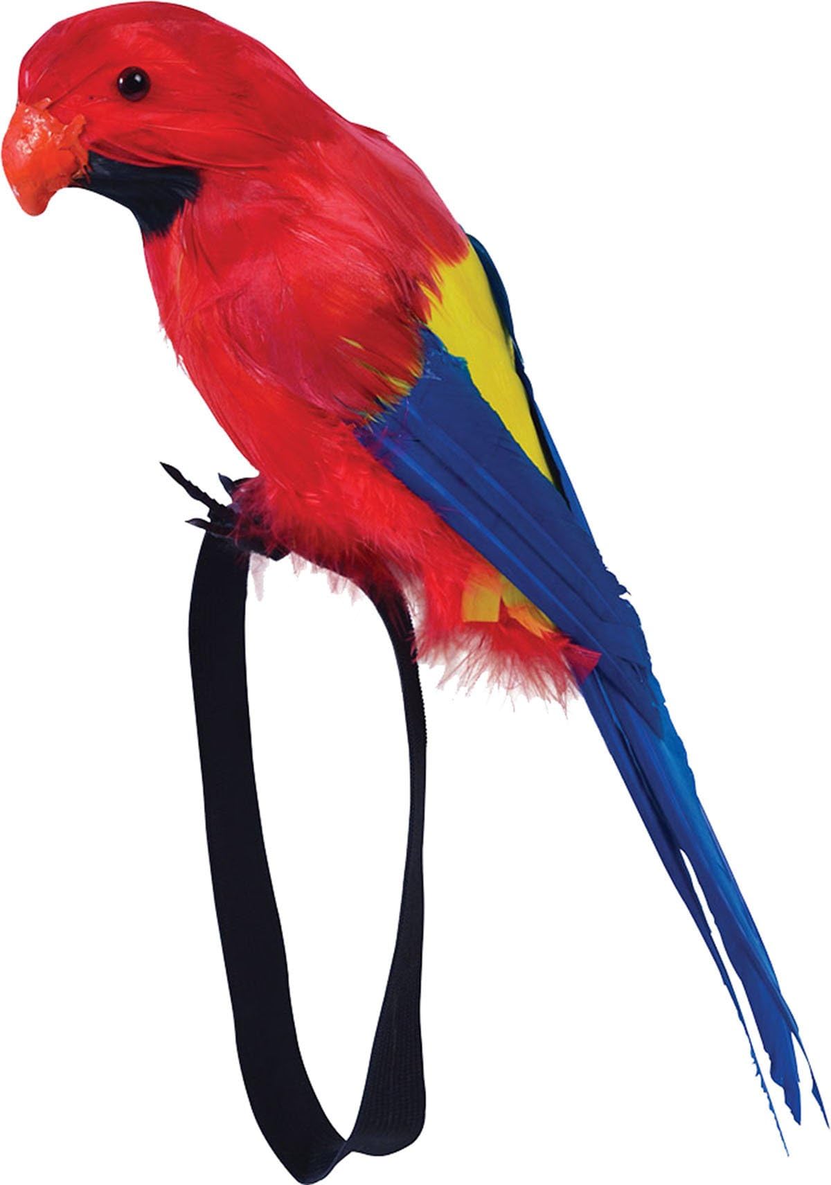 Pirate Christmas Party Hawaiian Accessory Fake Feather Shoulder Wrist Parrot Uk