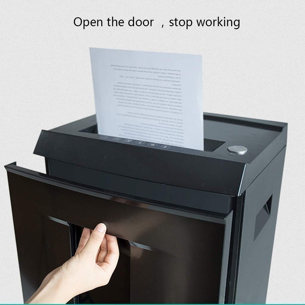 Papel de Micro-Corte de Alta Seguridad de 8 Hojas, CD/DVD y trituradora de Tarjetas de crédito, 30L súper trituradora de Gran Capacidad 40 Minutos de Papel triturado Continuo