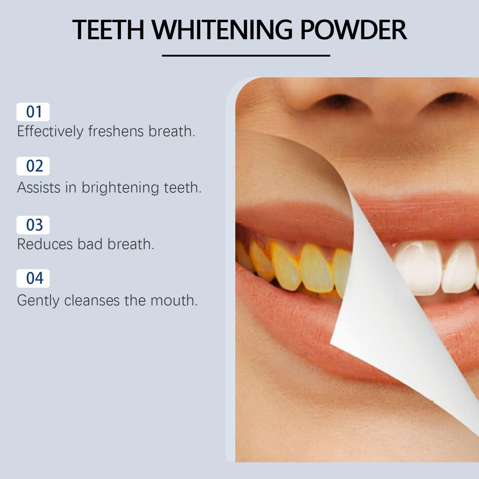 Parly Brightening Deluxe Remineralizing Tooth Powder, Nano Hydroxyapatite Whitening Powder, Gentle Smiles Dental Care Dust, Nano Mineral Tooth Powder, Safe toothpaste Nursing powder (7Stück)