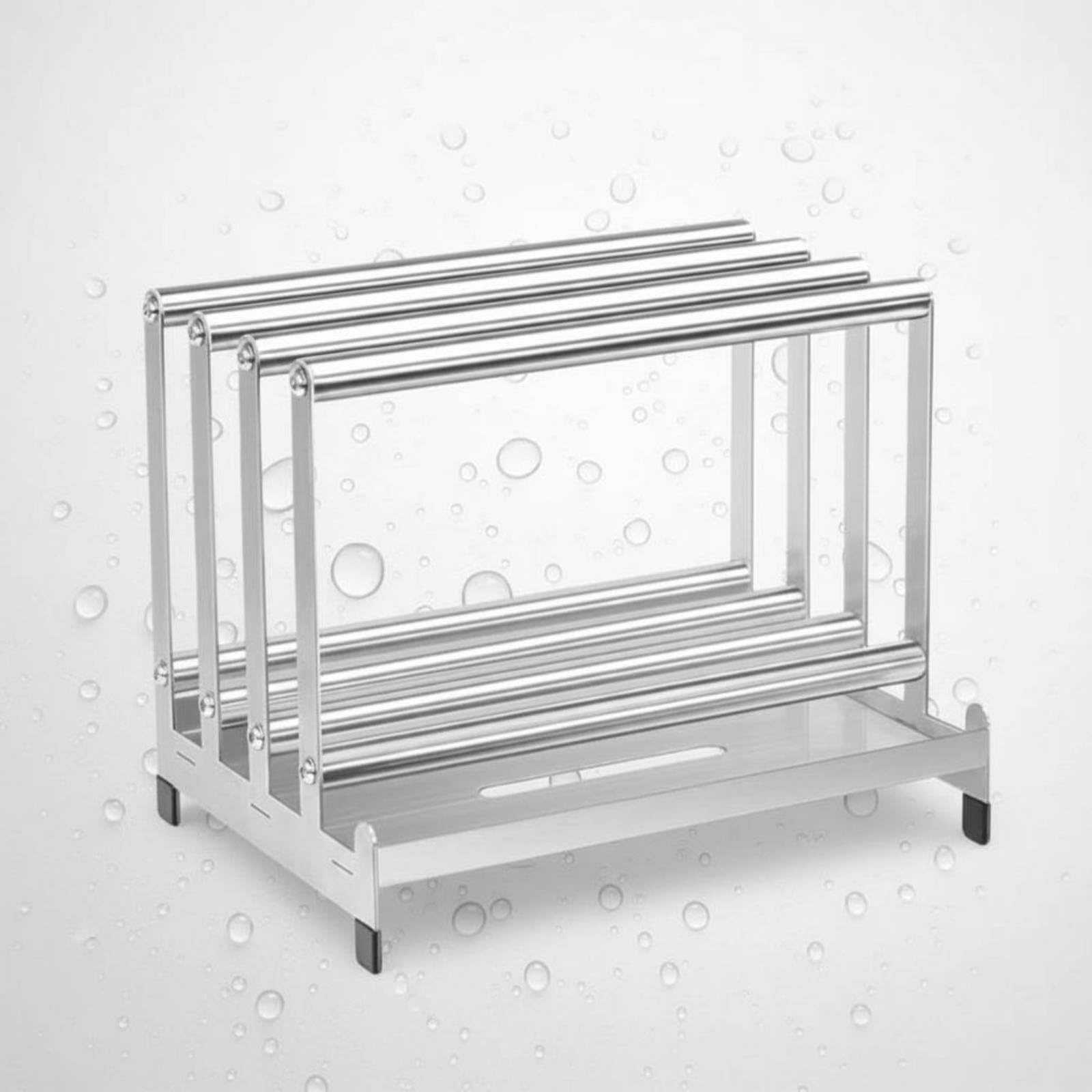Pizzaportaoggetti Scaffale Portapale Rack Porta Paddle Base Ventilata Compatta in Acciaio Inox Adatto per Cucine Professionali Pizzeria Ristoranti
