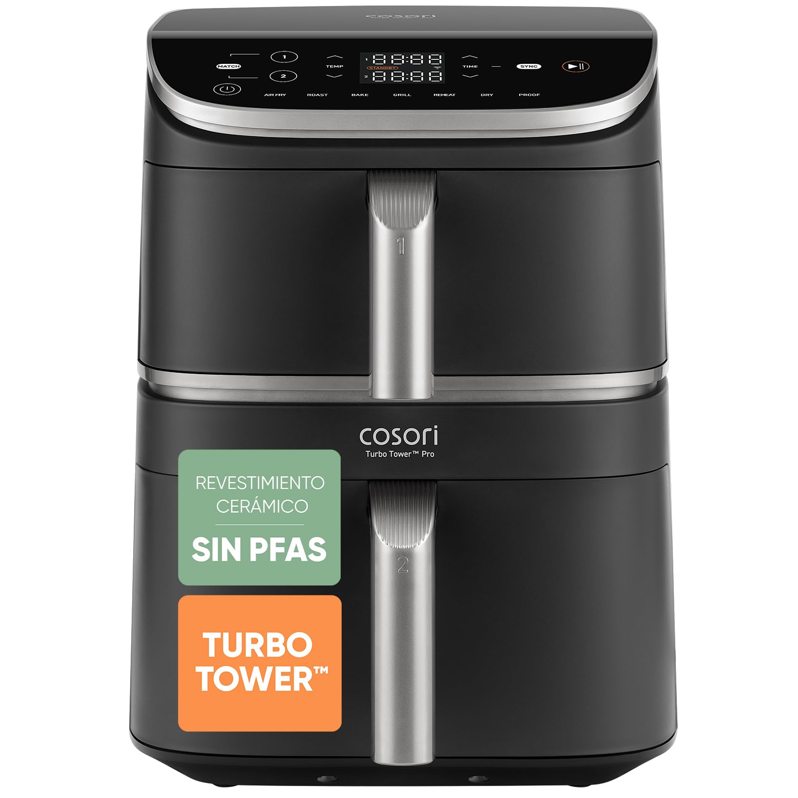 Cosori Air Fryer Turbo Tower Pro 10,8 Litros