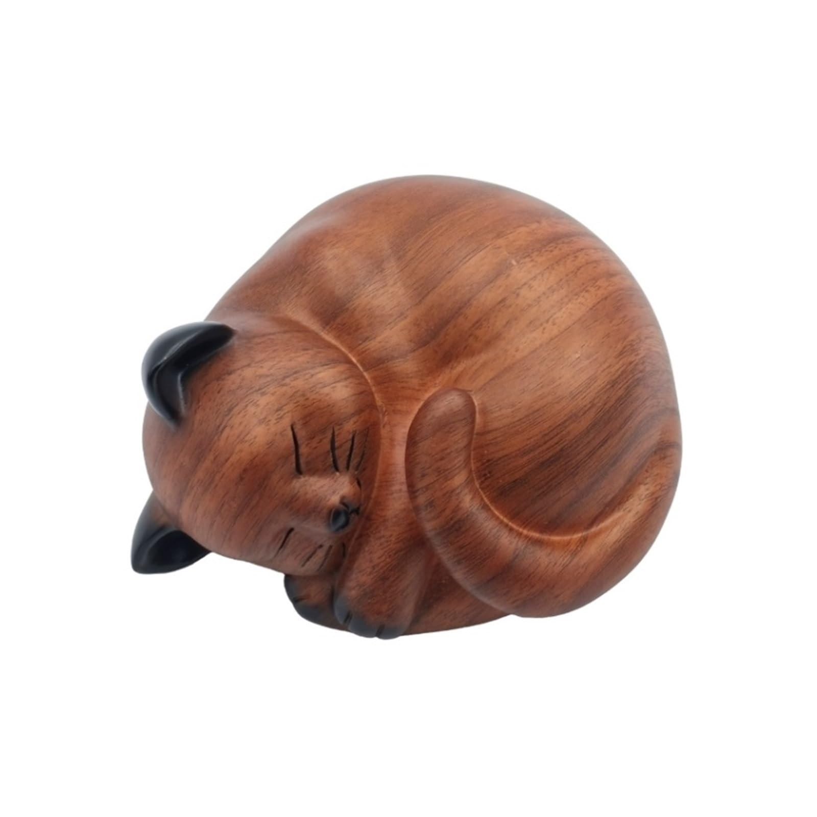 NESPIQ Wooden Bruin Solid Pet Urn (11x16x17cm)