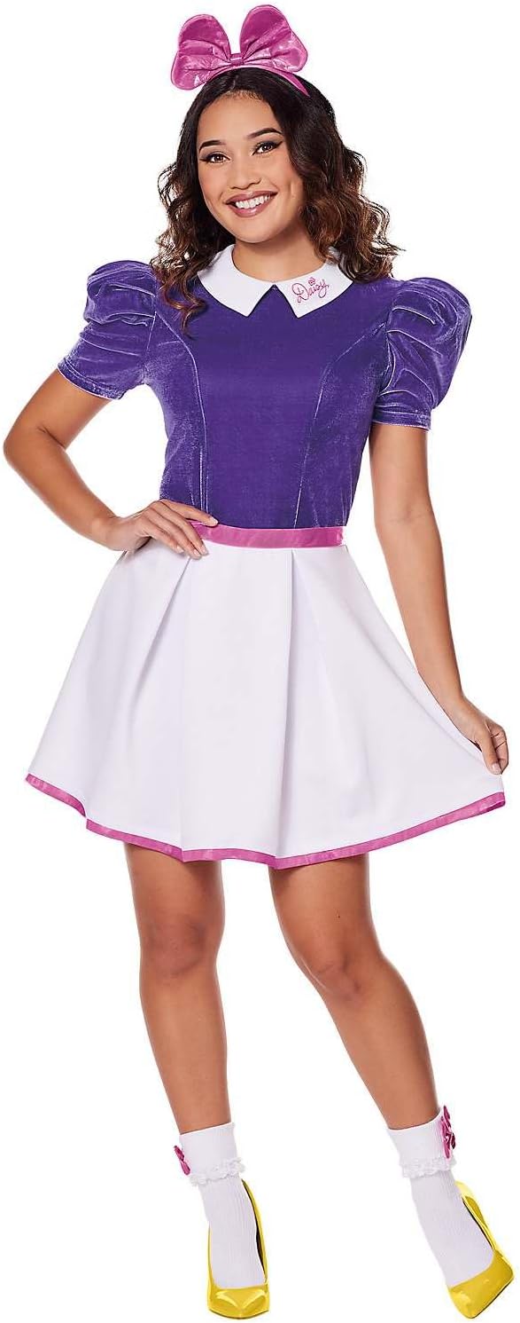 Spirit Halloween Mickey and Friends Adult Daisy Duck Costume | Disney costume | Group costume | Cosplay costume