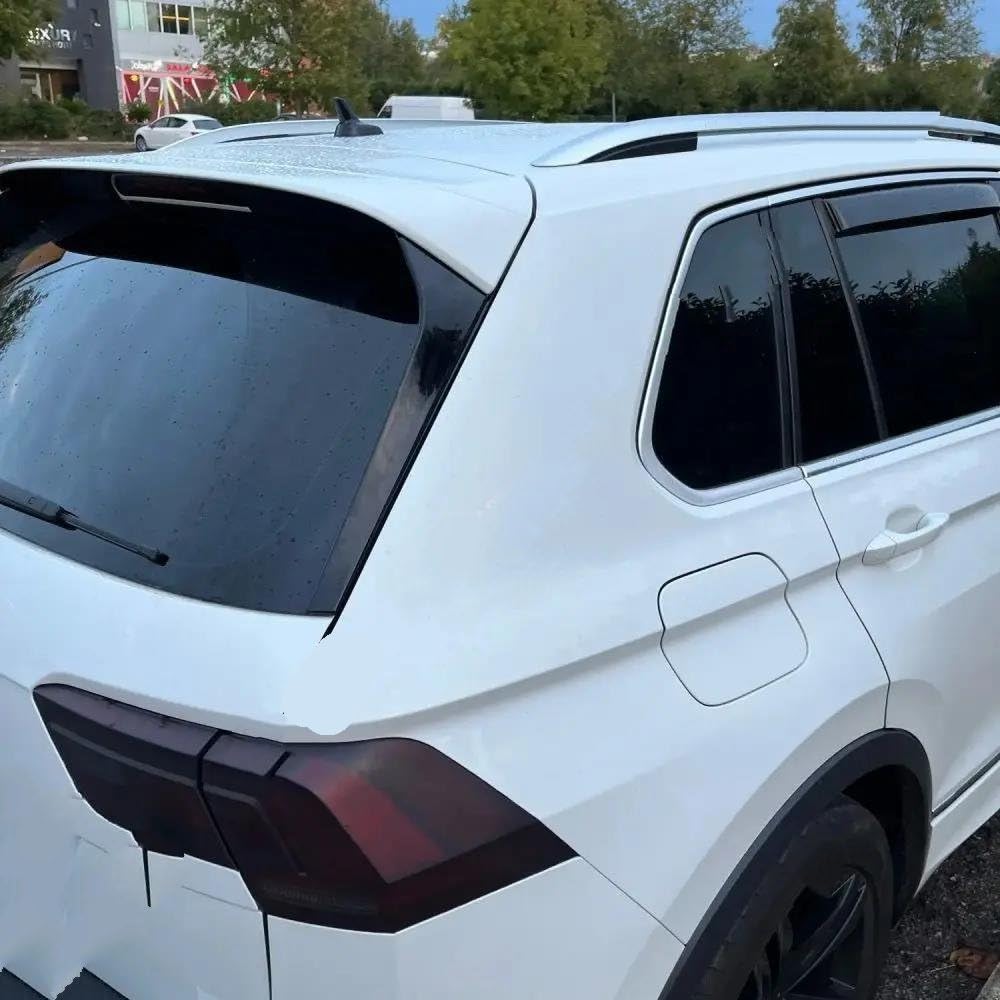 Laterale Lunotto Posteriore Ala Trim Per VW Per Tiguan Per MK2 Per TSI Per TDI Per R Per Line 2017-2023 Baule Posteriore Ala Di Coda Bodykit Tuning | Carbon Look