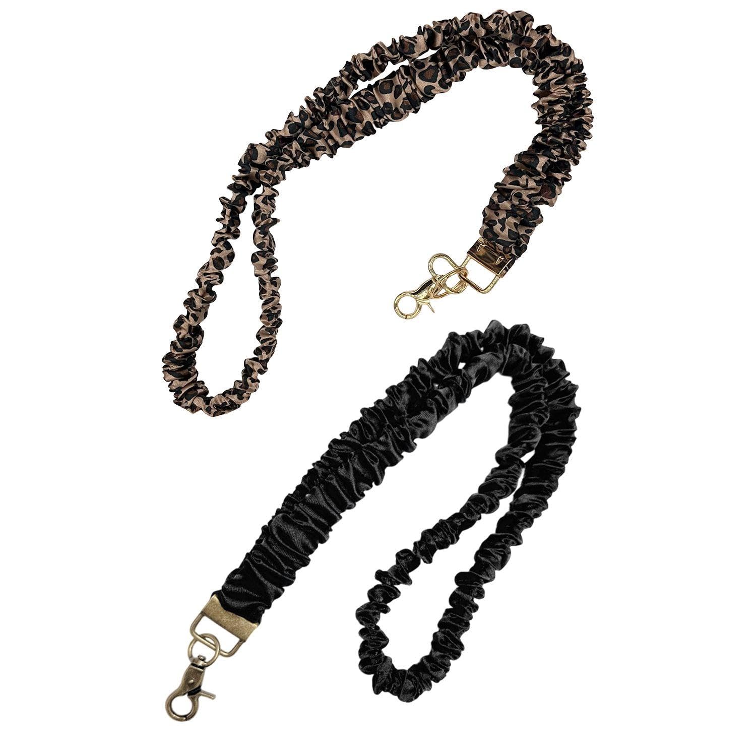 OODJVN 2 Pieces Of Mobile Phone Lanyard, Id Key Supplies, Cute Neck Keychain, Elastic Hair Ring Lanyard.