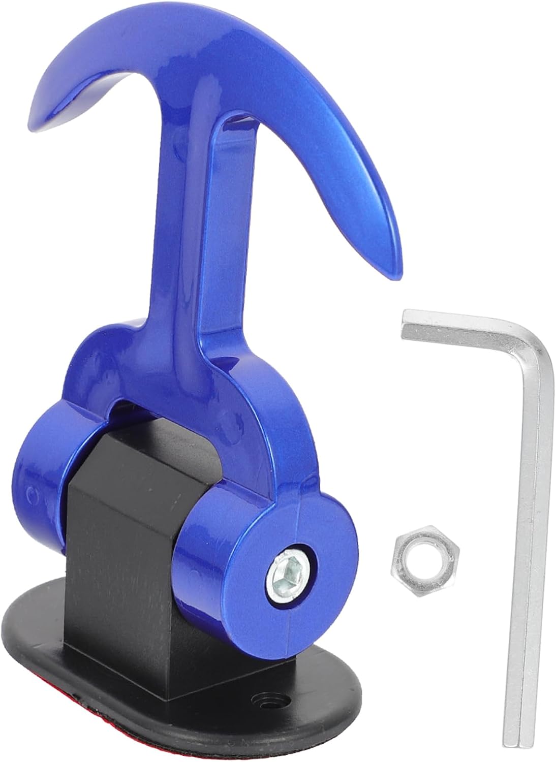 Alipis Blue T Shape Tow Hook Real Carbon Fiber ABS Modified Auto