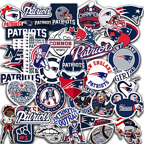 60 pcs Set of New England Vinyl Stickers Pack 2-2,5 inch