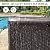 Greesum 100 Gallon Resin Deck Box Large Outdoor Storage, Imitation Rattan Weave Texture for Patio Furniture, Garden Tools, Pool Supplies, Weatherproof and UV Resistant, Lockable, Dark Brown