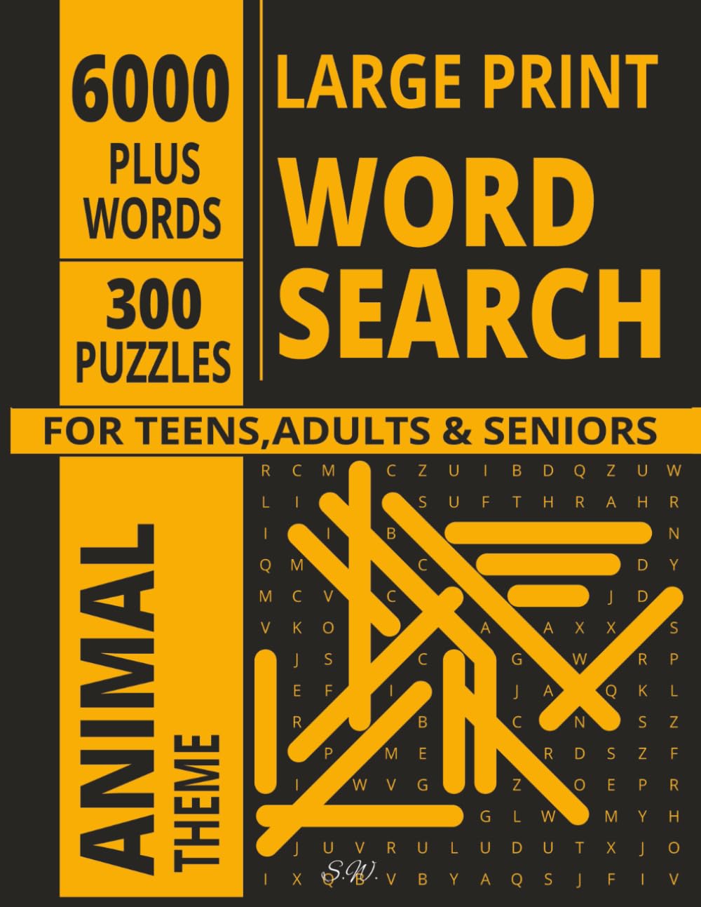 ANIMAL WORD SEARCH BOOK: LARGE PRINT Word Search Puzzle Book about Animals, Nature and more - [8.5x11 size|300 puzzles|6000+WORDS] - Perfect for ... for Adults, Seniors, Birthdays, Holidays etc.