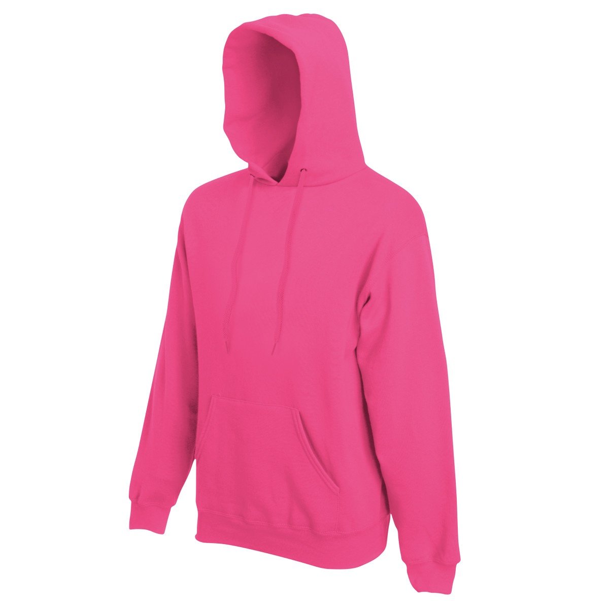 Fruit of the Loom Mens Hooded Sweatshirt/Hoodie (S) (Fuchsia)