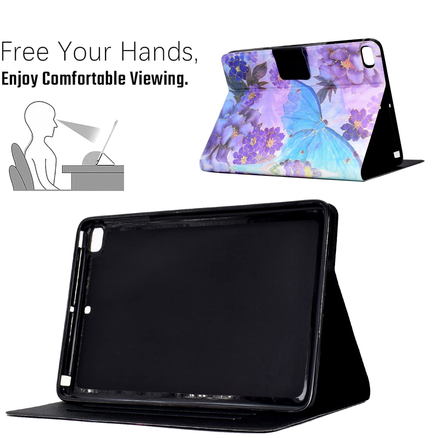A-BEAUTY Funda Giratoria Compatible Con IPad 9.7 Pulgadas (6.ª/5.ª Generación 2018/2017)/iPad