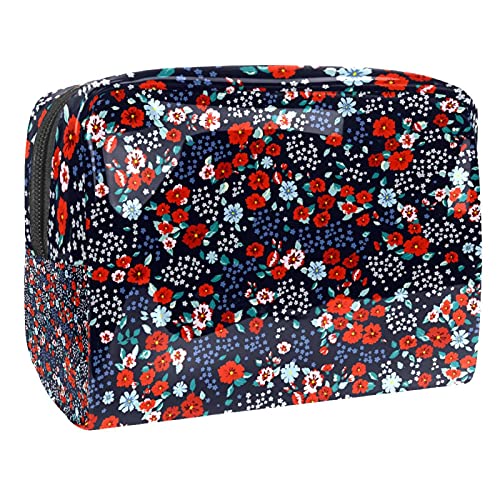 Trousse de maquillage spacieuse multicolore en format vanity pour femme