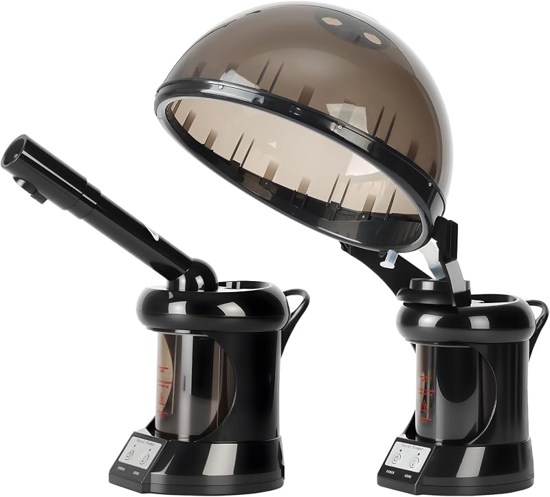 Vaporizador de Cabello, Vaporizador de Cabello y Rostro con Brazo Extensible, Vaporizador de Mesa portátil, Ideal para el Cuidado Personal en el hogar y salón de Belleza