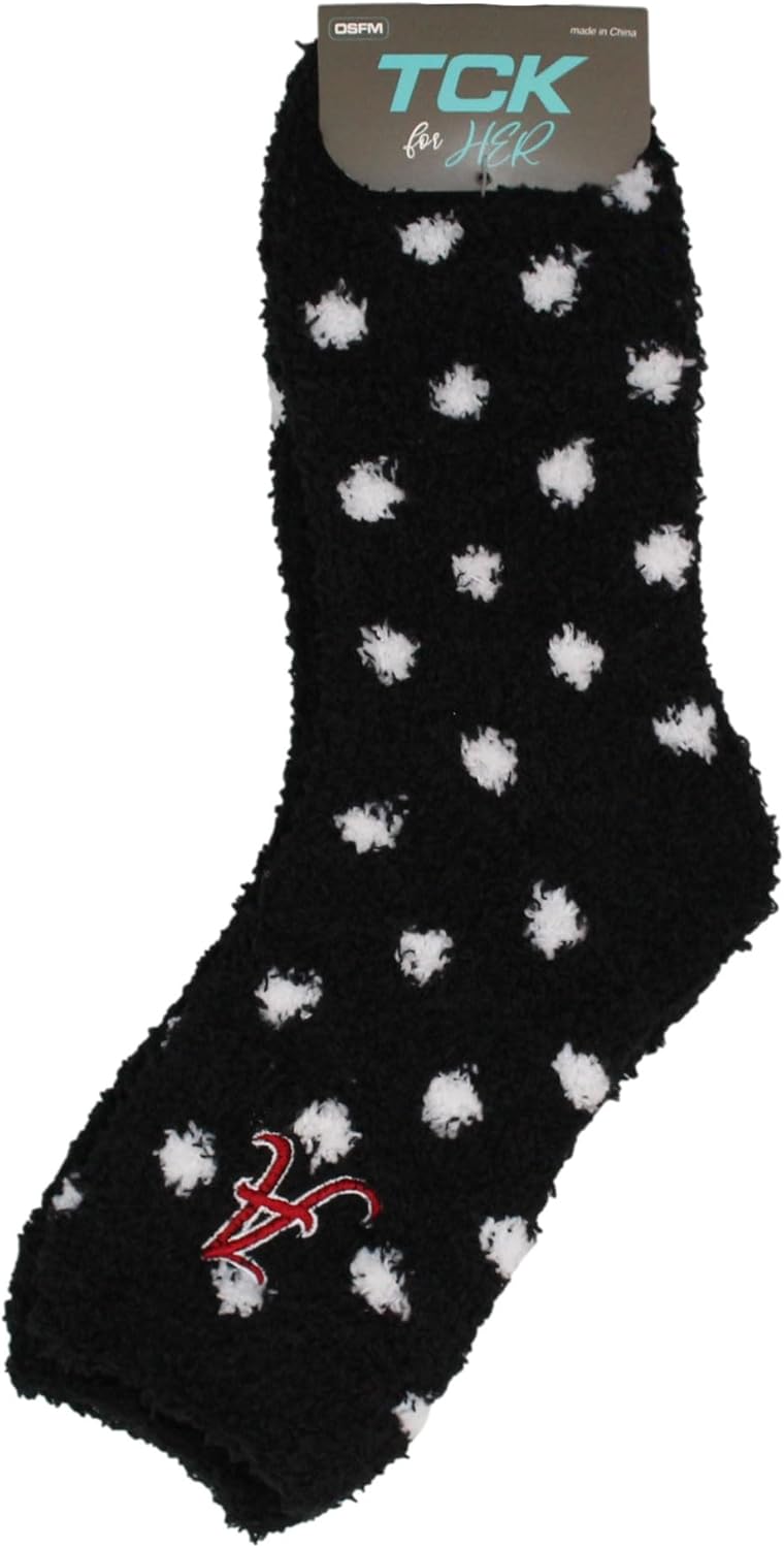 TCK NCAA College Fuzzy Socks For Women & Men, Warm and Cozy Socks Womens Licensed University Sock - Image 4