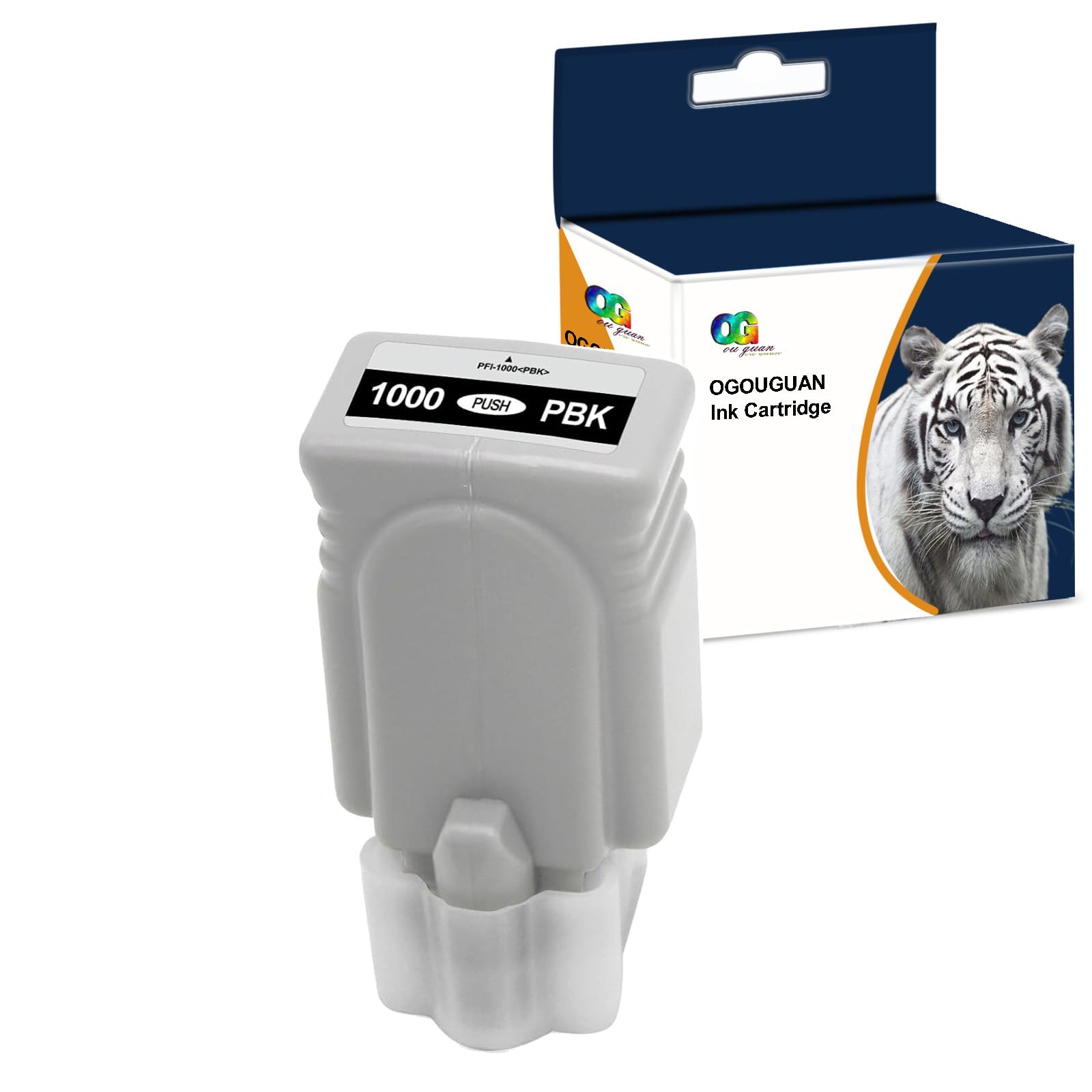 Cartouche d'encre Compatible PFI-1000R 0554C001 Pigment Remplacement pour Canon imagePROGRAF PRO-1000 (1Pack PBK)