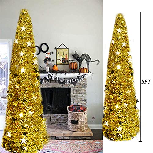 Kunstkerstbomen, kerstboom, kunstkerstdecoratie, boom, decoratieve boom, kunstboom met standaard, 150 cm, pvc, kerstboom, dennenboom, kerstboom (kunstkerstbomen, 150 cm) - Image 7