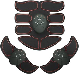 Zcjbjbp Abdominal Muscle Training Device, Abdominal Muscle Belt Abdominal Muscle Training Device, Abdominal Muscle Belt Ems Abdominal Muscle Training Device Body, Home Fitness Equipment,A