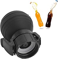 Vista 6 de Tapa de botella de soda, tapa de bomba de aire carbonatada de silicona a prueba de fugas con tecnología Fizz Keeper, para preservar la carbonatación