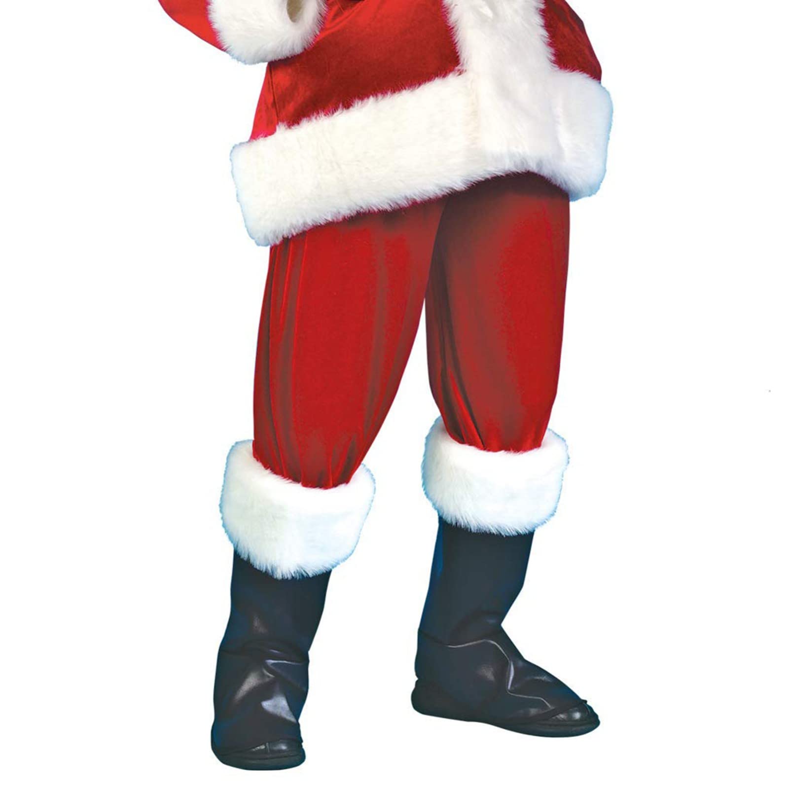 11Pcs Costume Déguisement Père Noel Adulte, Déguisement Noël Homme Père Noël Luxe Complet Costume Déguisement d'hommes pour Noël La Veille Noël Ou Le Carnaval 5XL.