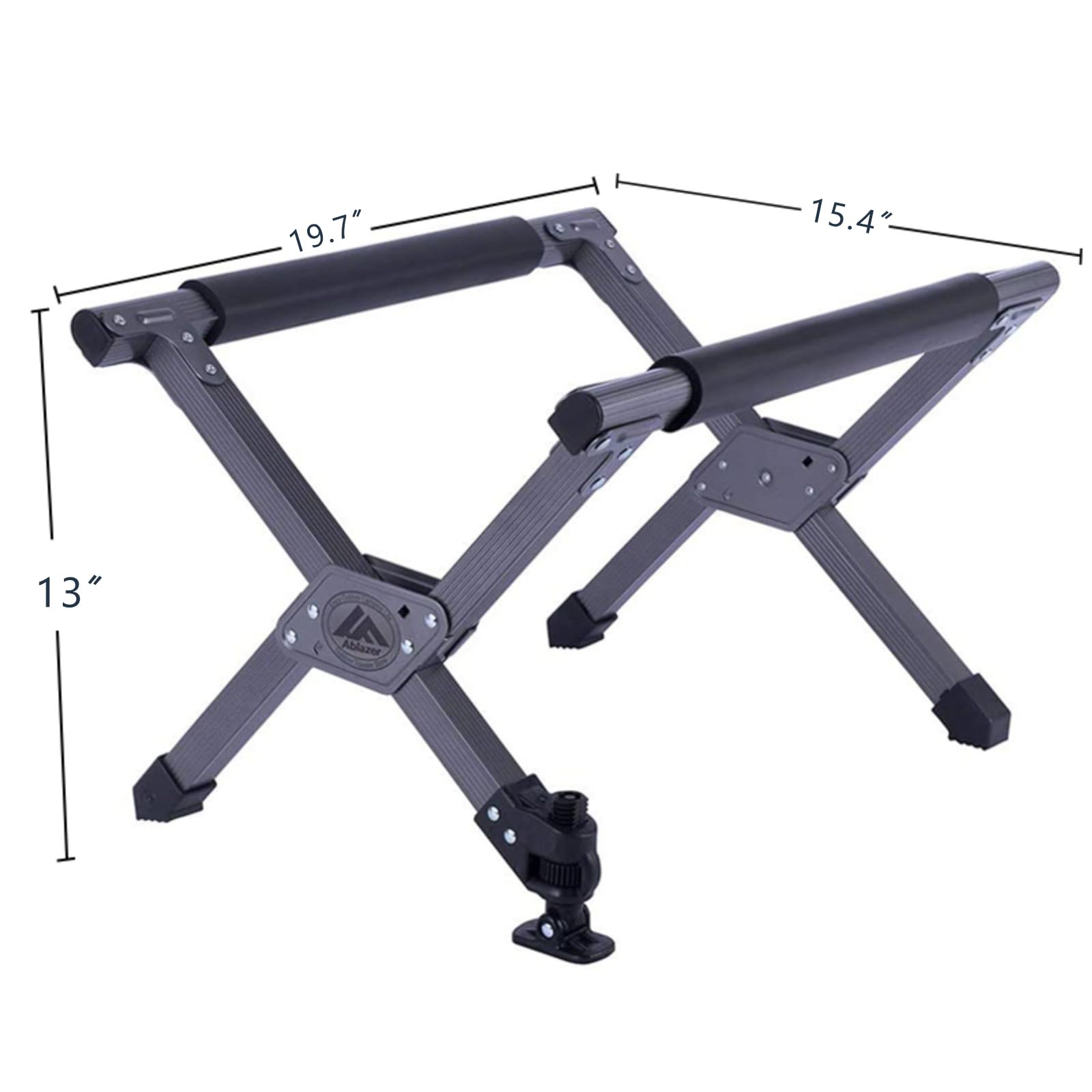 outdoor traveler Supporto per frigo e Ghiaccio, per Esterni, Campeggio, Barbecue, con Borsa per Il Trasporto, Pieghevole, Portatile, Canna di Fucile