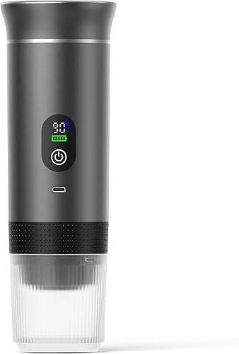 Miniatura 9 de Cafetera automática de café expreso, doble infusión caliente y fría, presión de 20 bares, máquina de café portátil compacta con calentamiento